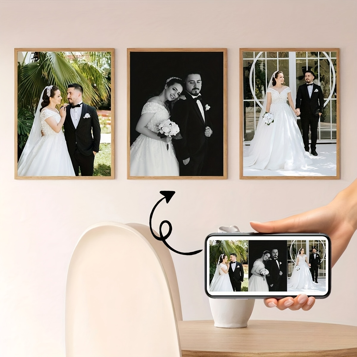 3pcs/set Custom Square Canvas  - Pet Portrait Custom のレビューと価格