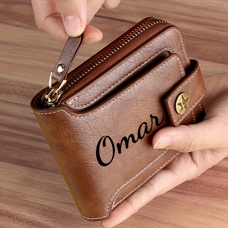 Custom Name Men's Wallet Gift  - Personalized Name Box のレビューと価格