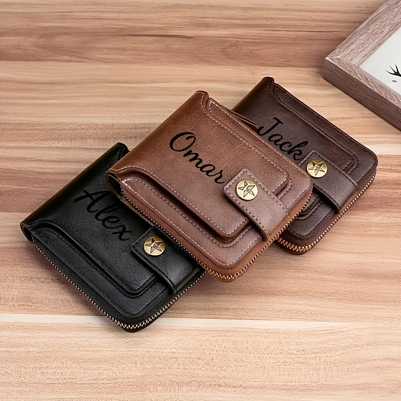 Custom Name Men's Wallet Gift  - Personalized Name Box のレビューと価格