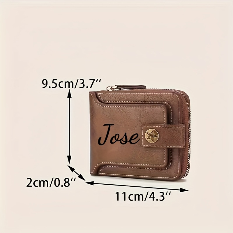 Custom Name Men's Wallet Gift  - Personalized Name Box のレビューと価格