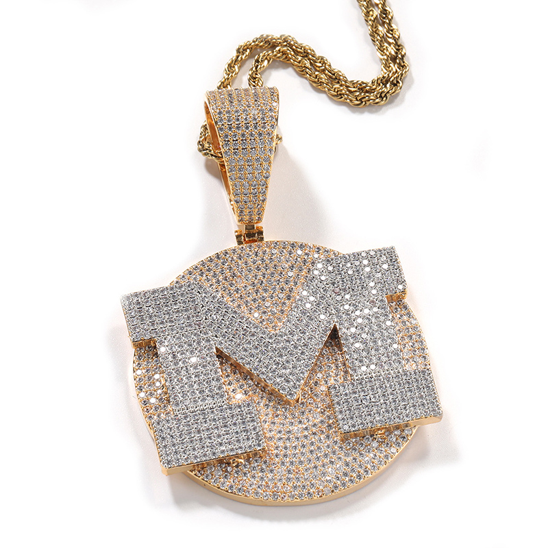 Custom Personality Big Letter  - Name Necklace Custom のレビューと価格