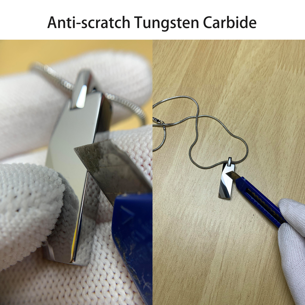 Tungsten Carbide Pendants Men  - Name Necklace Custom のレビューと価格