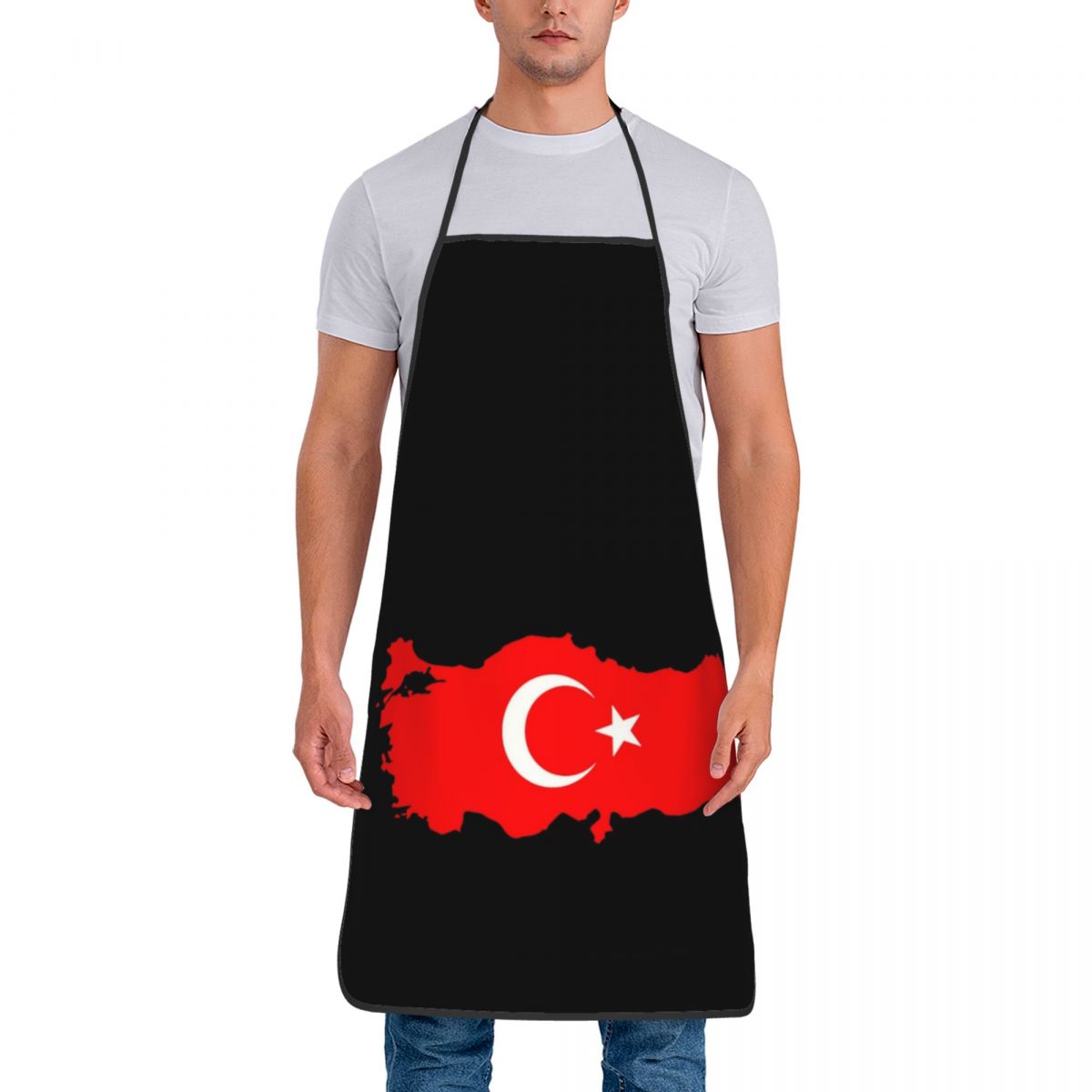 Custom Bib Turkey Flag Map Apr - Custom Star Map のレビューと価格