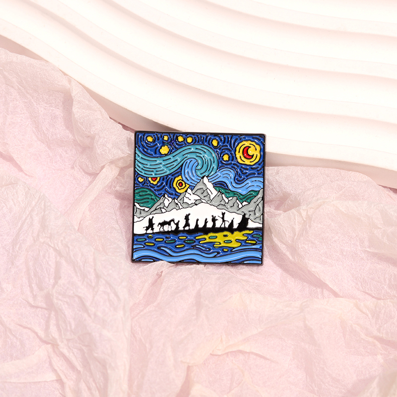Night Sky Oil Painting Enamel  - Custom Night Sky のレビューと価格