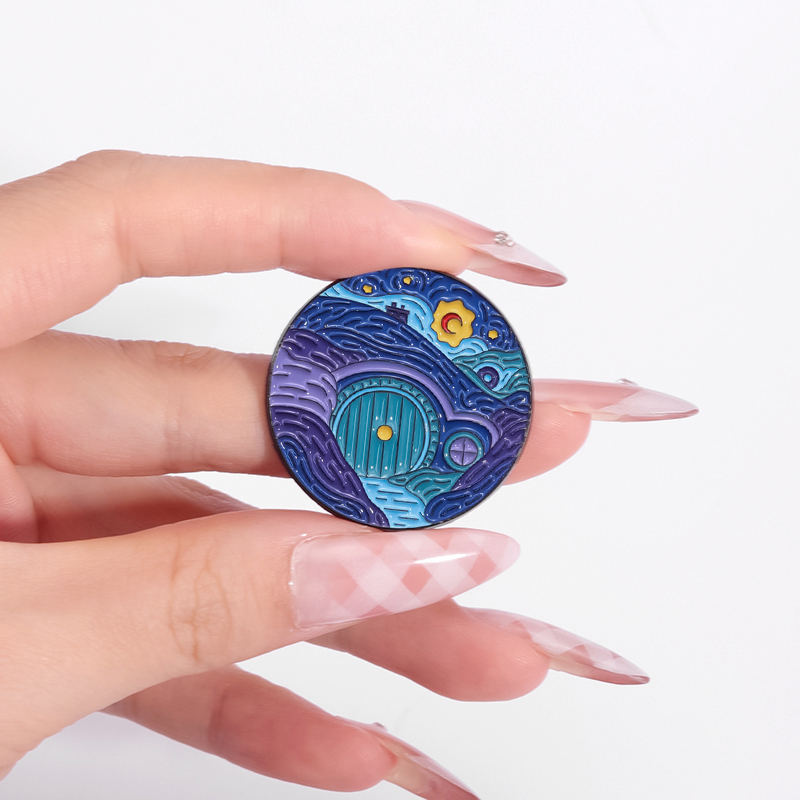 Night Sky Oil Painting Enamel  - Custom Night Sky のレビューと価格