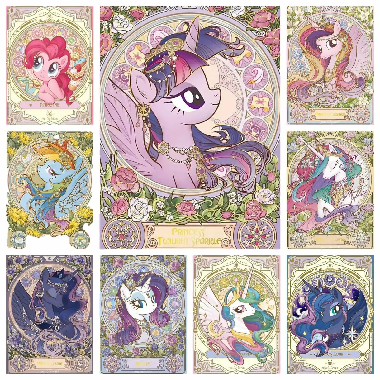 Mucha style My Little Pony 5D  - Photo Mosaic Print のレビューと価格