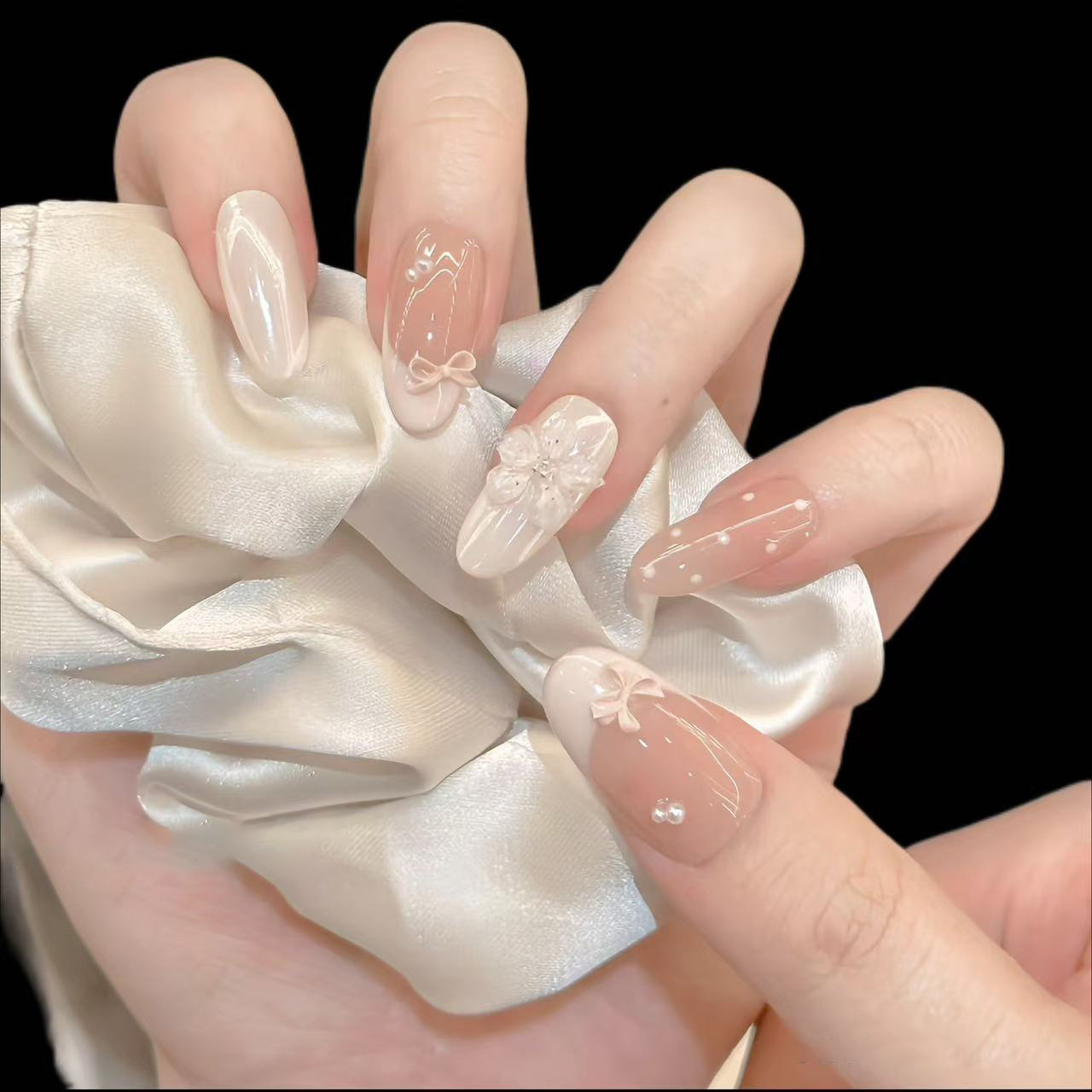 10Pcs Milky Nude Gentle Handma - Pressed Flower Art のレビューと価格