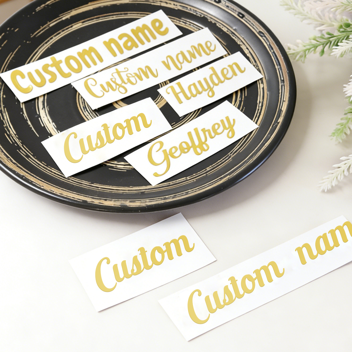 Custom name stickers, custom g - Personalised Candle Label のレビューと価格