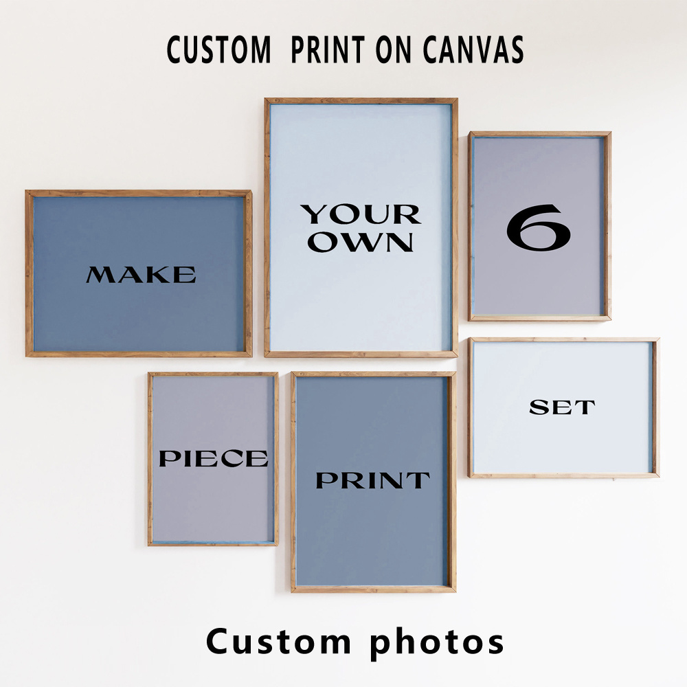 6pcs/set Custom Canvas Prints  - Pet Portrait Custom のレビューと価格