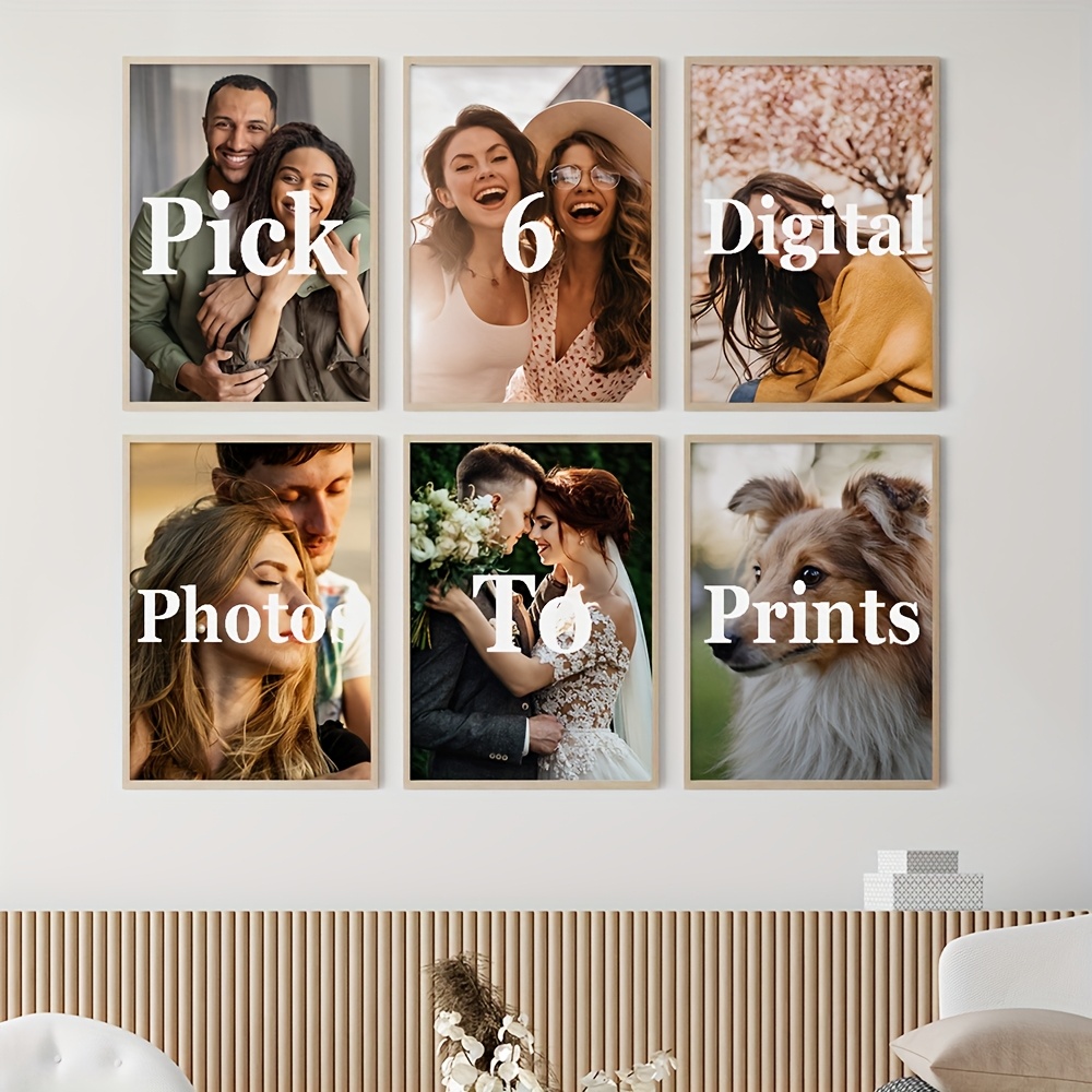 6pcs/set Custom Canvas Prints  - Pet Portrait Custom のレビューと価格