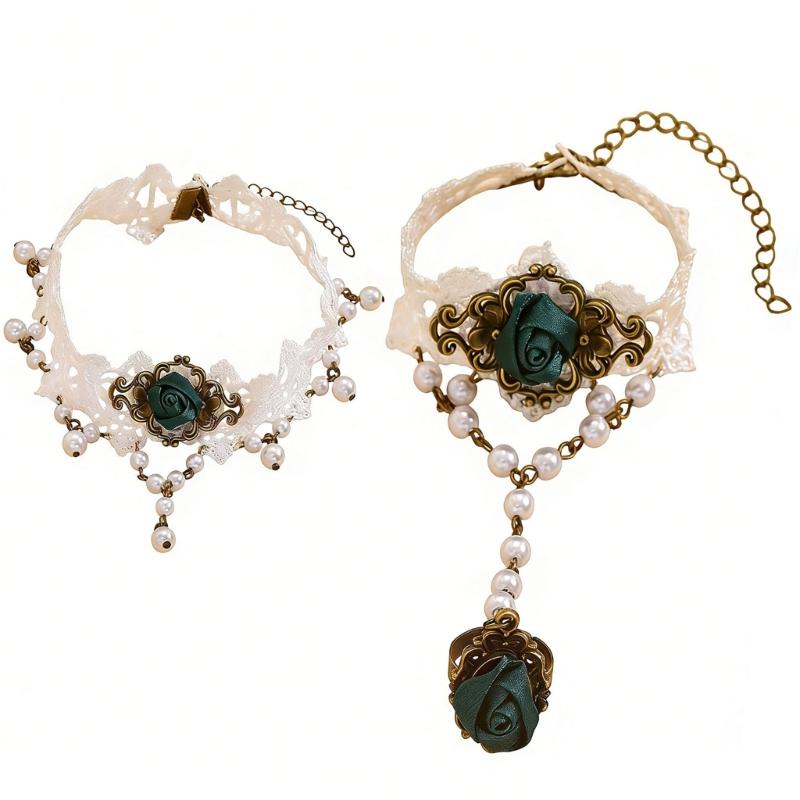 J78F Lace Necklace And Coordin - Coordinates Bracelet のレビューと価格