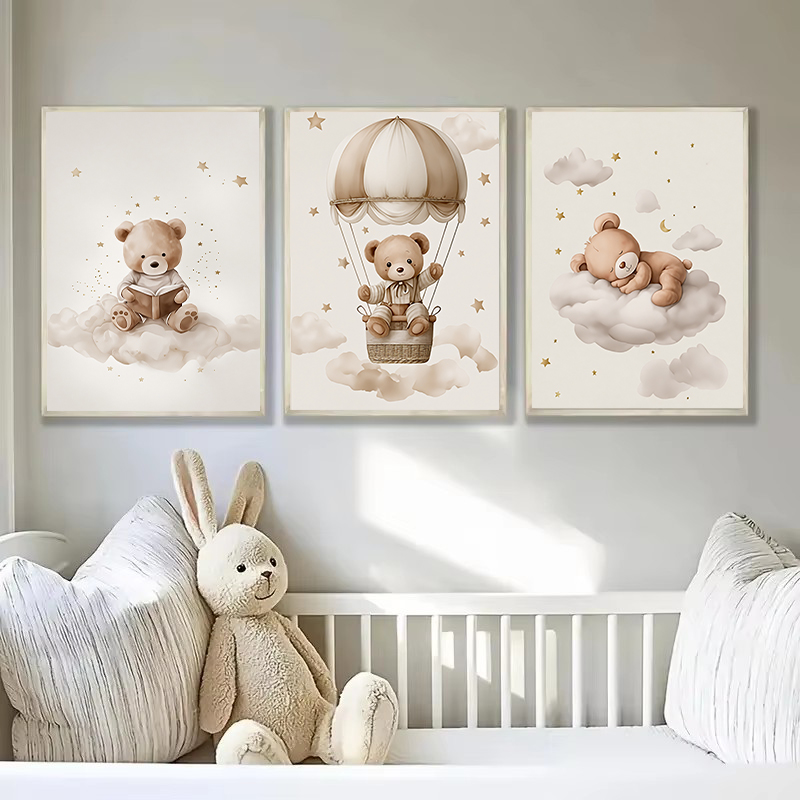 3pcs/set Bohemian Teddy Bear A - Personalized Name Box のレビューと価格